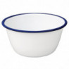 Enamelled Steel Salad Bowl 155mm - Set of 6 - Olympia - Fourniresto