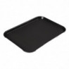 Rechteckiges schwarzes Polypropylen-Tablett für Fast Food 410mm - Cambro - Fourniresto