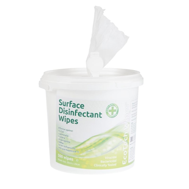 Surface Disinfectant Wipes Box - Pack of 500 - FourniResto - Fourniresto