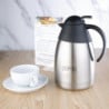 Kaffeekanne mit Isolierfunktion und gewölbtem Deckel - 1,5L - Olympia