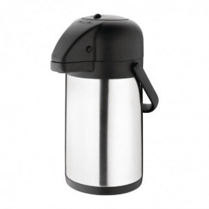 Double-Walled Stainless Steel Pump Jug-1.9L - Olympia