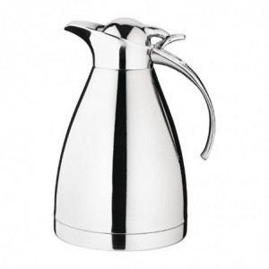 Stainless Steel Insulated Jug with Hinged Lid 1.5L - Olympia