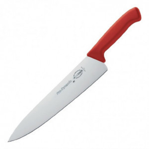 Koksmes Pro Dynamic HACCP Rood - 255mm - Dick