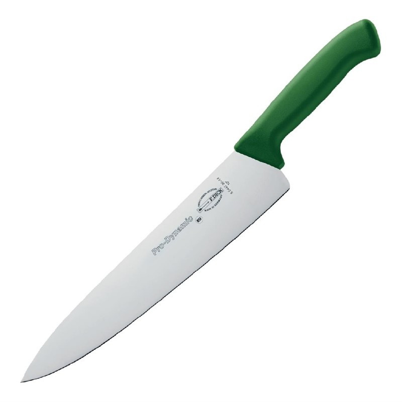 Koksmes Pro Dynamic HACCP Groen - L 255mm - Dick