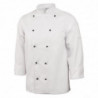 Koksbuis Unisex Chicago Lange Mouwen Wit Maat L - Whites Chefs Clothing - Fourniresto