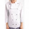 Koksbuis Unisex Chicago Lange Mouwen Wit Maat L - Whites Chefs Clothing - Fourniresto