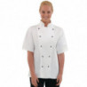 Koksbuis Unisex Chicago Korte Mouwen Wit Maat M - Whites Chefs Clothing - Fourniresto