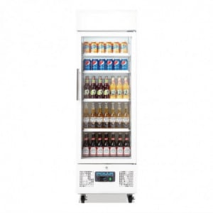 Koelvitrine met positieve temperatuur, wit, serie G - 218 L - Polar - Fourniresto