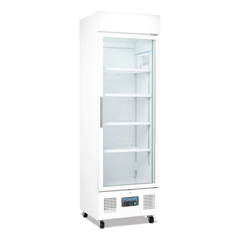 Kühlschrank mit weißer Frontscheibe Serie G - 336 L - Polar - Fourniresto