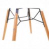 Stuhl aus PP mit Metallgestell Arlo Grau - 2er-Set - Bolero - Fourniresto