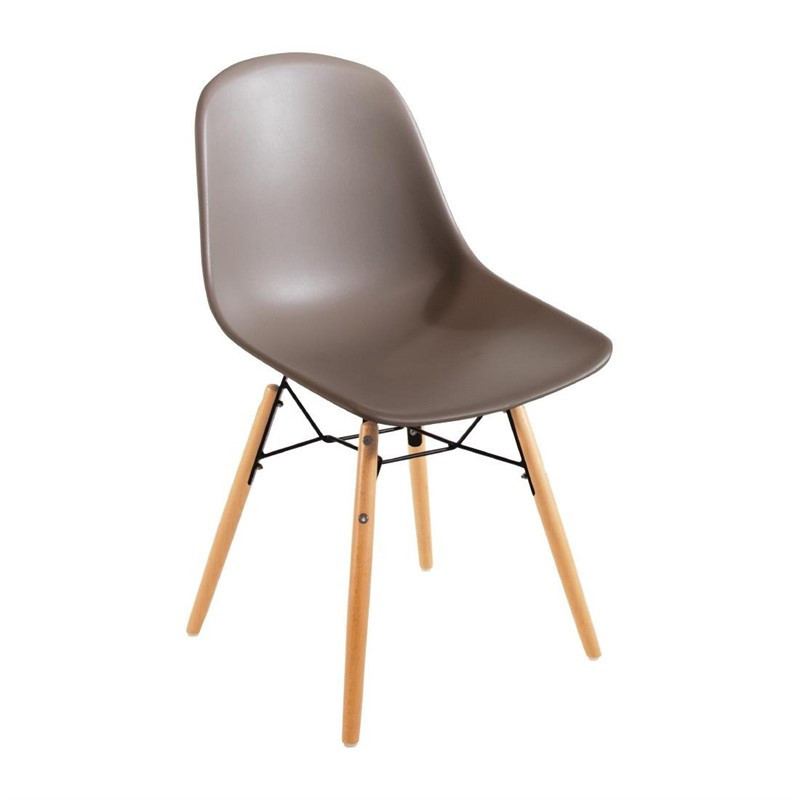 Molded PP Chair with Metal Structure Arlo Café - Set of 2 - Bolero - Fourniresto