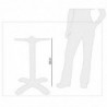 Pied de Table 4 Pieds en Aluminium  - Bolero