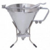 Stainless Steel Automatic Piston Funnel 1.5L - De Buyer - Fourniresto