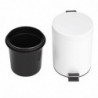 White Pedal Bin - 5L - Bolero