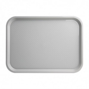 Plastic Gray Fast Food Tray - Olympia KRISTALLON - Fourniresto