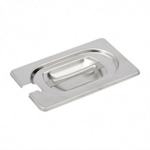 Stainless Steel Lid with Notch - GN 1/9 - Gastro M - Fourniresto