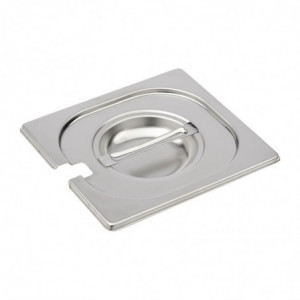 Stainless Steel Lid with Notch GN 1/6 - Gastro M - Fourniresto