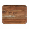 Laminate Surface Grained Madeira Oak Brown Tray 430 mm - Cambro - Fourniresto