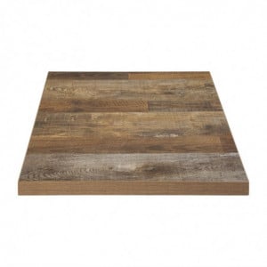 Tischplatte Quadrat Holzoptik - 600 x 600mm - Bolero
