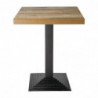 Square Table Top Wood Effect - 600 x 600mm - Bolero