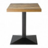 Square Table Top Wood Effect - 600 x 600mm - Bolero