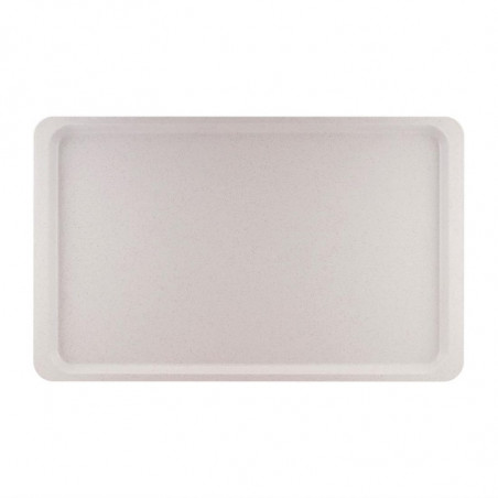 Plateau de service en polyester GN1/1 530x325mm Gris moucheté - Roltex - Fourniresto