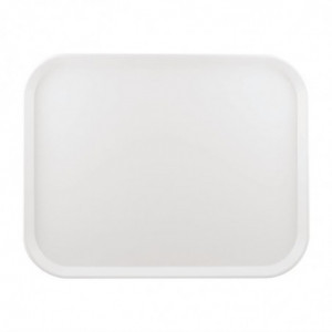 Servierplatte aus Polyester America 460x360mm Weiß - Roltex - Fourniresto