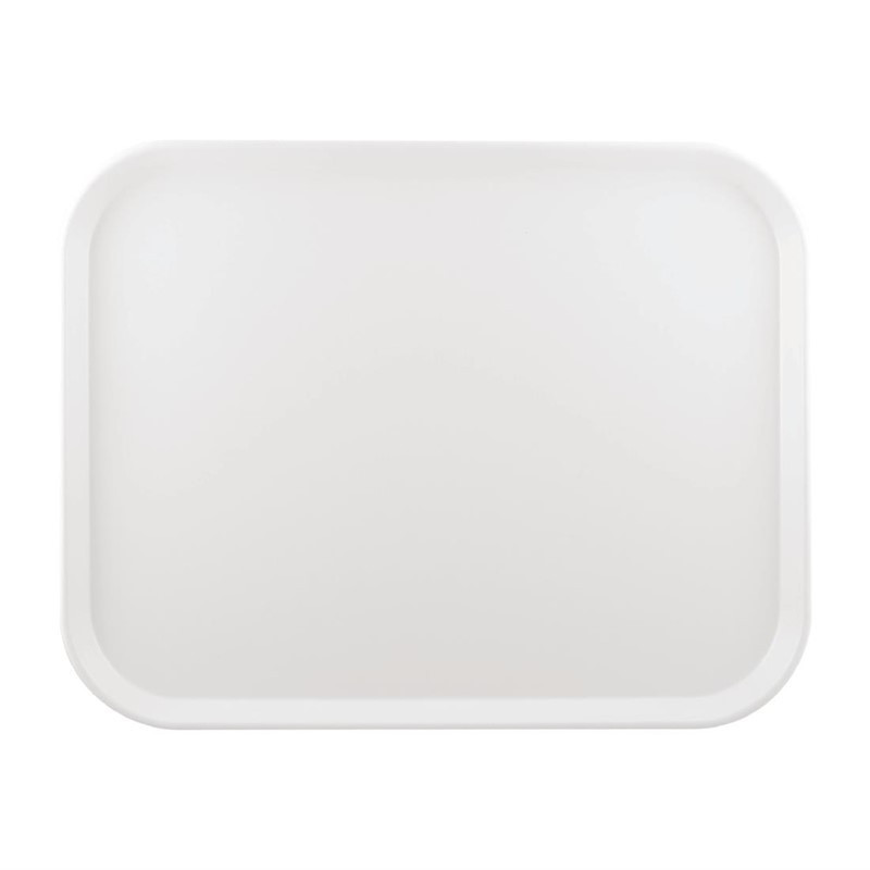 Servierplatte aus Polyester America 460x360mm Weiß - Roltex - Fourniresto