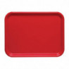 Plateau Nordic 360x280mm Rood - Roltex - Fourniresto