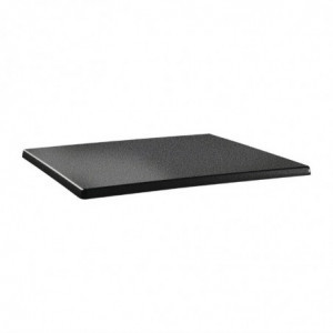 Rechthoekige tafelblad Classic Line Antraciet - L 1200 x B 800 mm - Topalit