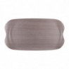 Wave Service Tray 43x23cm Gray Veined Wood - Roltex - Fourniresto