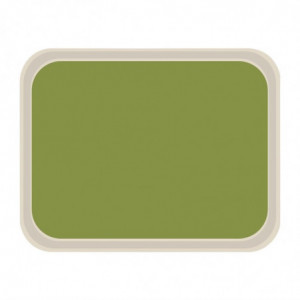 Standaard polyester serveerblad 470x360mm groen - Roltex - Fourniresto