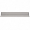 Wandregal aus Edelstahl mit Aussparungen - L 1800 x 400mm - Gastro M
