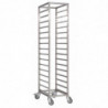 Stainless Steel GN 2/1-18 Levels Sliding Trolley - Gastro M