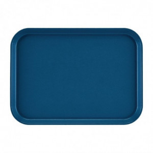 Rechthoekig Antislip Glasvezel Serveerblad EpicTread Blauw 350mm - Cambro - Fourniresto