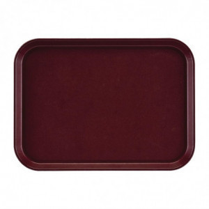 Rechthoekig Antislip Glasvezel Serveerblad EpicTread Bordeaux 350mm - Cambro - Fourniresto