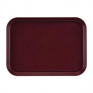 Rechthoekig Antislip Glasvezel Serveerblad EpicTread Bordeaux 350mm - Cambro - Fourniresto