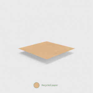 Große kompostierbare Papiertüten aus recyceltem Papier - Ø 250 mm - Packung mit 250 - Vegware