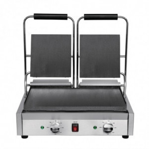 Grill-Doppelkontakt Bistro Glatt/Glatt 230V - Buffalo