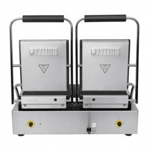 Grill-Doppelkontakt Bistro Glatt/Glatt 230V - Buffalo