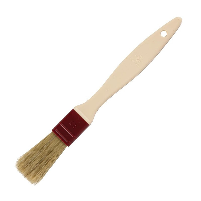 Flat Pastry Brush with Natural Bristles - 25mm - Matfer - Fourniresto