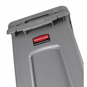 Plastic Slim Jim afvalbak - 60L - Rubbermaid