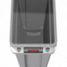 Grijze Slim Jim-container - 87L - Rubbermaid