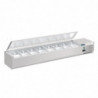Countertop Saladette With Lid Series G - 8 x GN 1/4 - Polar