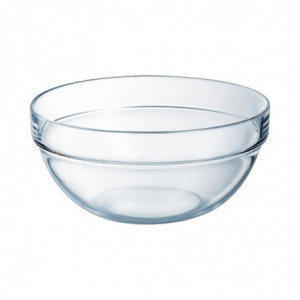 Stapelbare Glasschalen aus gehärtetem Glas - Ø200mm - 6er-Pack - Arcoroc - Fourniresto