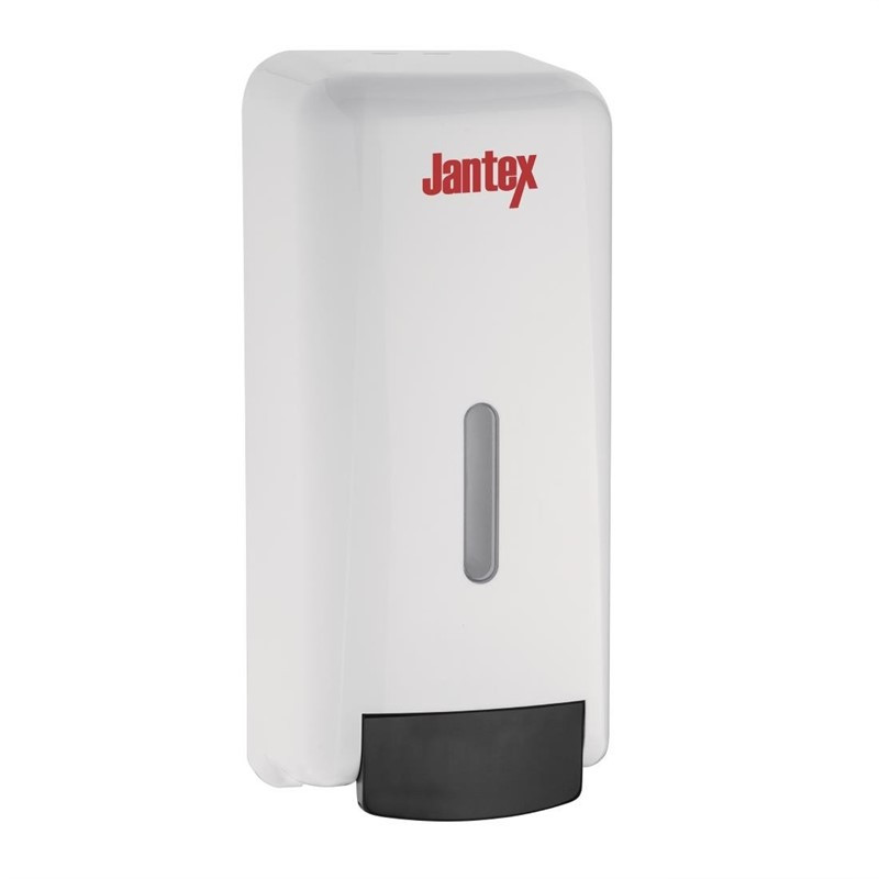 Zeep- en desinfectiemiddeldispenser voor handen - 1L - Jantex