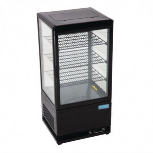 Kühlschrank mit schwarzer Frontscheibe Serie C - 68 L - Polar - Fourniresto