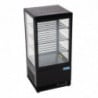 Schwarze Kühlvitrine Serie C - 68 L - Polar