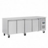 Gekoelde werkbank met 4 deuren Serie U - 449L - Polar - Fourniresto