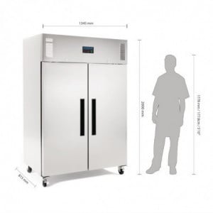 Armoire Réfrigérée Négative Gn Dubbele Deur Serie G - 1200L - Polar